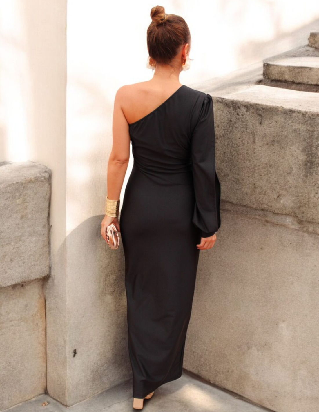 ALICIA™ | Vestido Elegante Con Un Hombro Descubierto