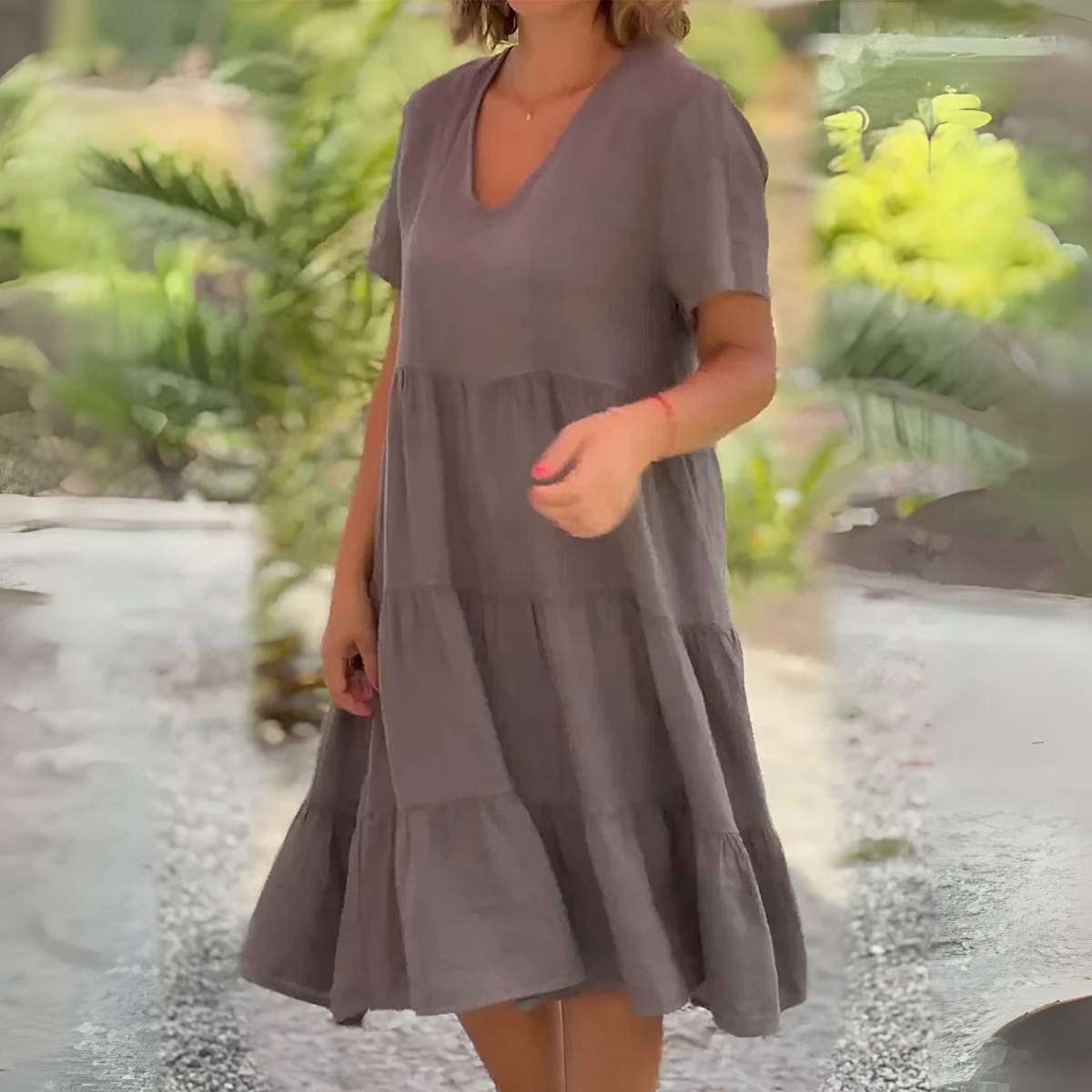 LUISA™ | Vestido Ligero Con Escote En V