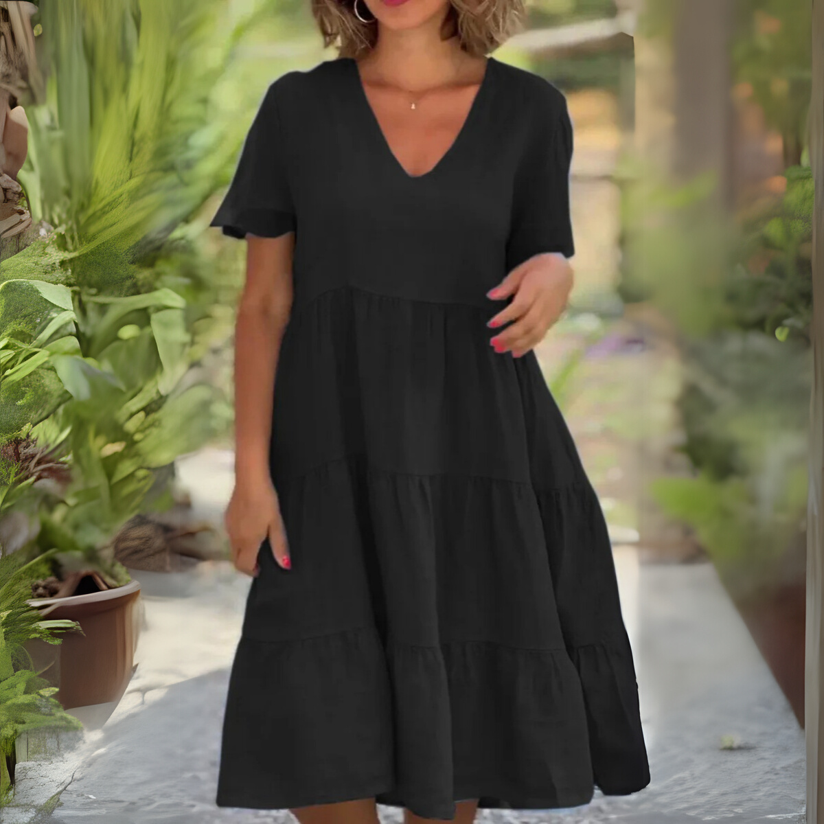 LUISA™ | Vestido Ligero Con Escote En V