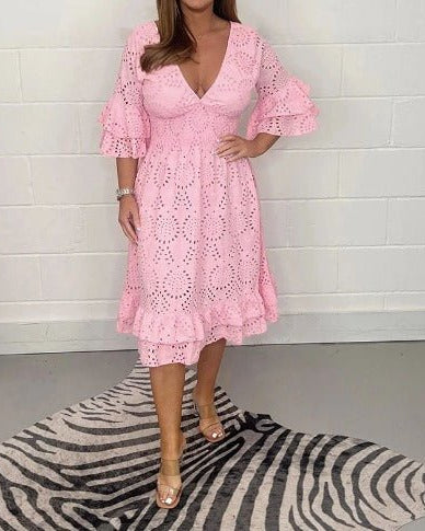 ALBA™ | Vestido Casual De Encaje