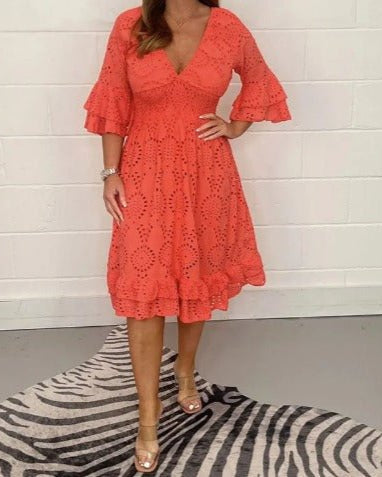 ALBA™ | Vestido Casual De Encaje