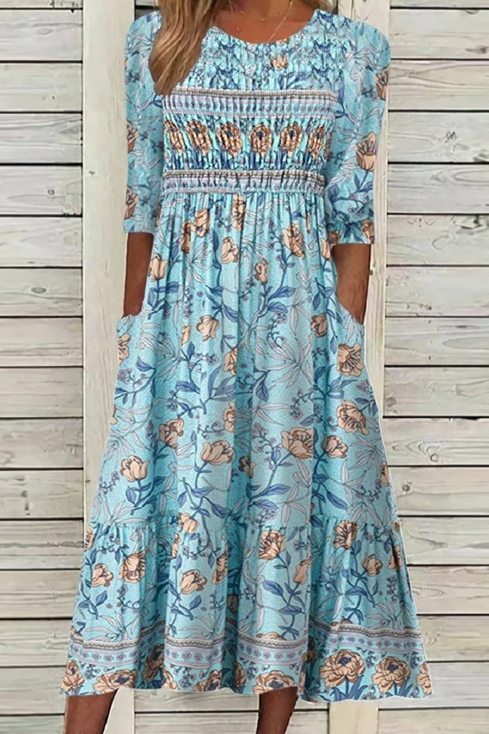 AGNES™ | Vestido Con Estampado Floral