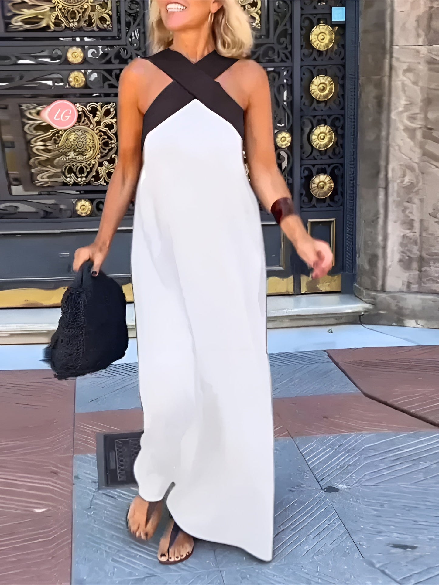 DALIA™ | Vestido Elegante Con Escote Cruzado