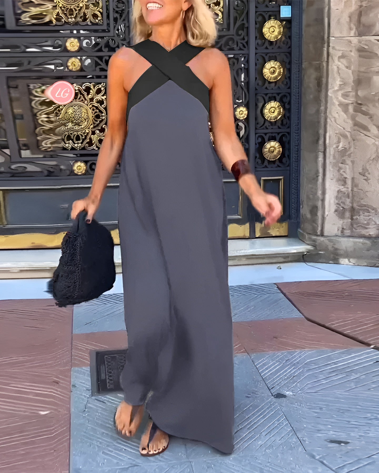 DALIA™ | Vestido Elegante Con Escote Cruzado