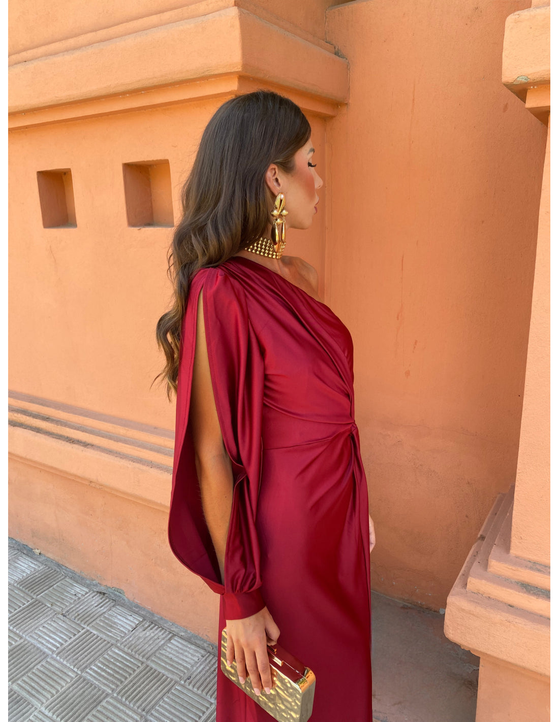 ALICIA™ | Vestido Elegante Con Un Hombro Descubierto