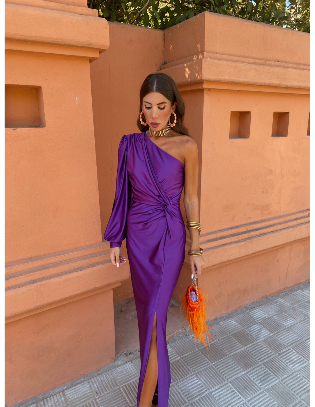 ALICIA™ | Vestido Elegante Con Un Hombro Descubierto