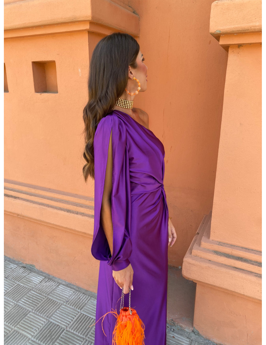ALICIA™ | Vestido Elegante Con Un Hombro Descubierto
