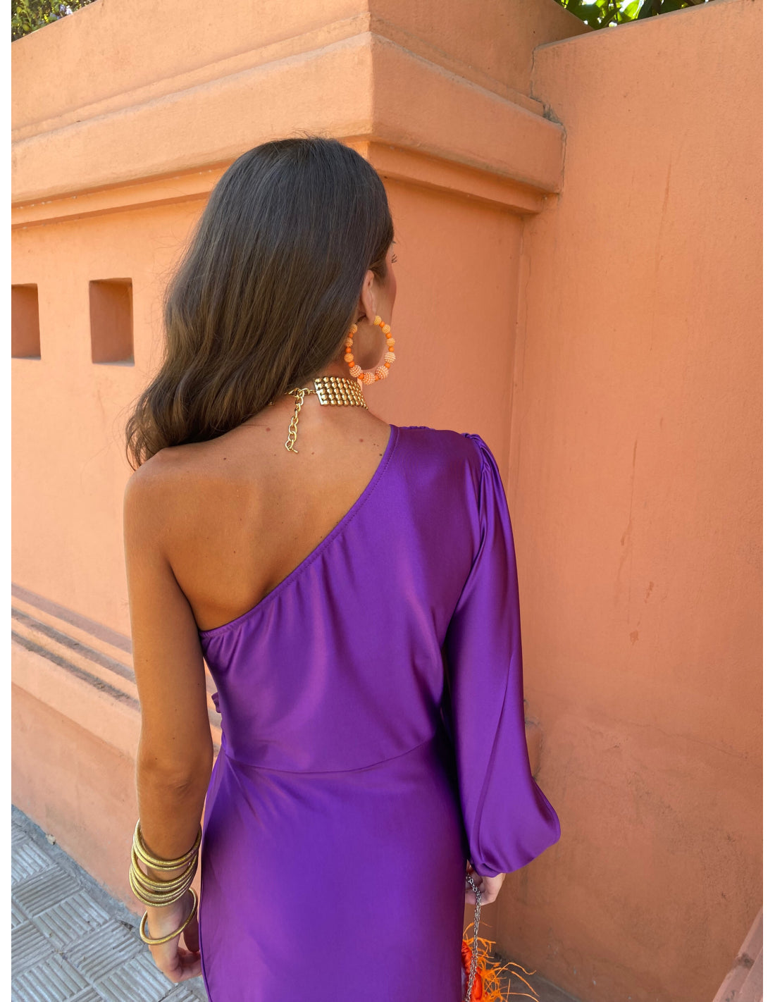 ALICIA™ | Vestido Elegante Con Un Hombro Descubierto