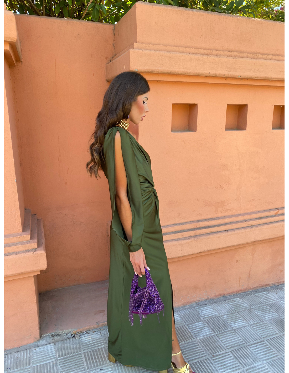 ALICIA™ | Vestido Elegante Con Un Hombro Descubierto