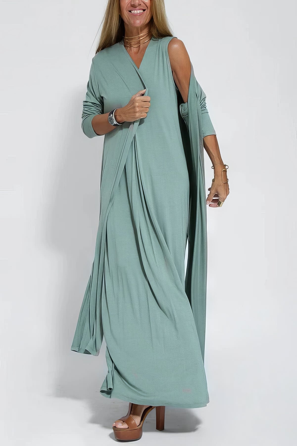 CLARA™ | Vestido Elegante + Cárdigan De Regalo