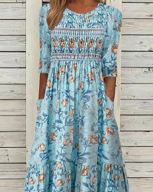 AGNES™ | Vestido Con Estampado Floral