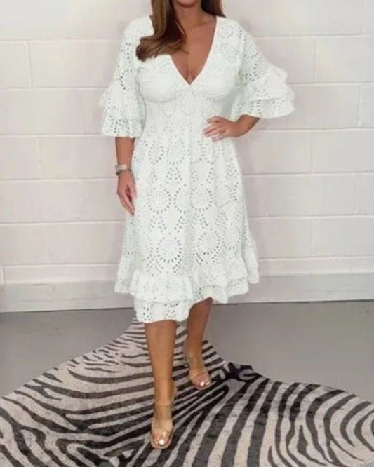 ALBA™ | Vestido Casual De Encaje